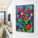 Vibrant Flower Diamond Painting DIY Full Round Drill 5D Needlework (B2431) A