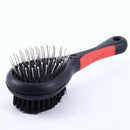 New Double Sided Pet Brush Dog Puppy Hair Grooming Shedding Cleaning Comb  V6V5
