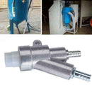 35mm Air Sandblaster Gun Hand Stainless Steel Spray Carbide +Boron Gun Nozz W1L7