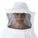 Durable Beekeeping Jacket Veil Smock Supplies Hat Sleeve Suit Fit for Most