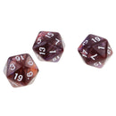 10pcs 20 Sided Dice D20 Polyhedral Dice for Dungeons and Dragons Table Games
