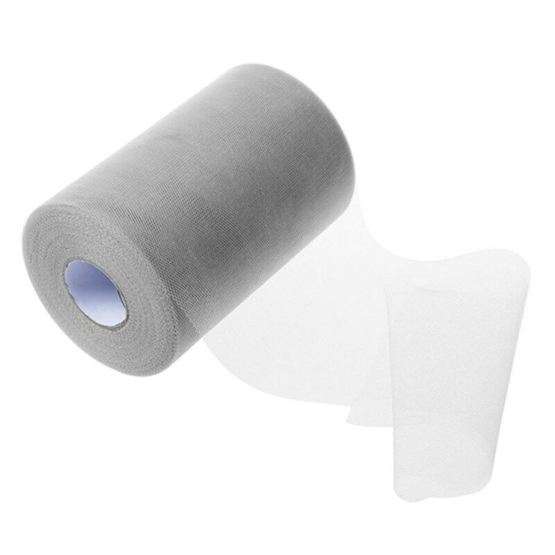 1 roll Decoration Tulle 90m x 15cm for Deco of Car Banquet Wedding Party Pr W9C2