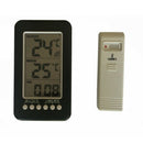 In/Outdoor Digital Wireless Thermometer Weather Station Clock Lcd Celsius / N7V8
