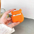Cute Tiger Protective Cover Shockproof with Lanyard for Airpods 1/2 Charging Box