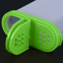 250ml 2 Lid Moisture-proof Transparent Seasoning Box Spice Condiment Bottle
