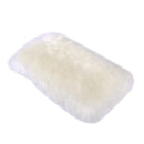 12"x8" Car Sheepskin Wool Center Console Armrest Box Cover Wool Mat Pad Cushion
