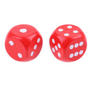 Collectible D6 Wooden Dice Dotted 10x for Table Card Game MTG DND Prop Red