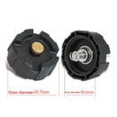 Fuel Oil Tank Cap Plastic Cover for 12L 24L Marine Outboard Engine Black