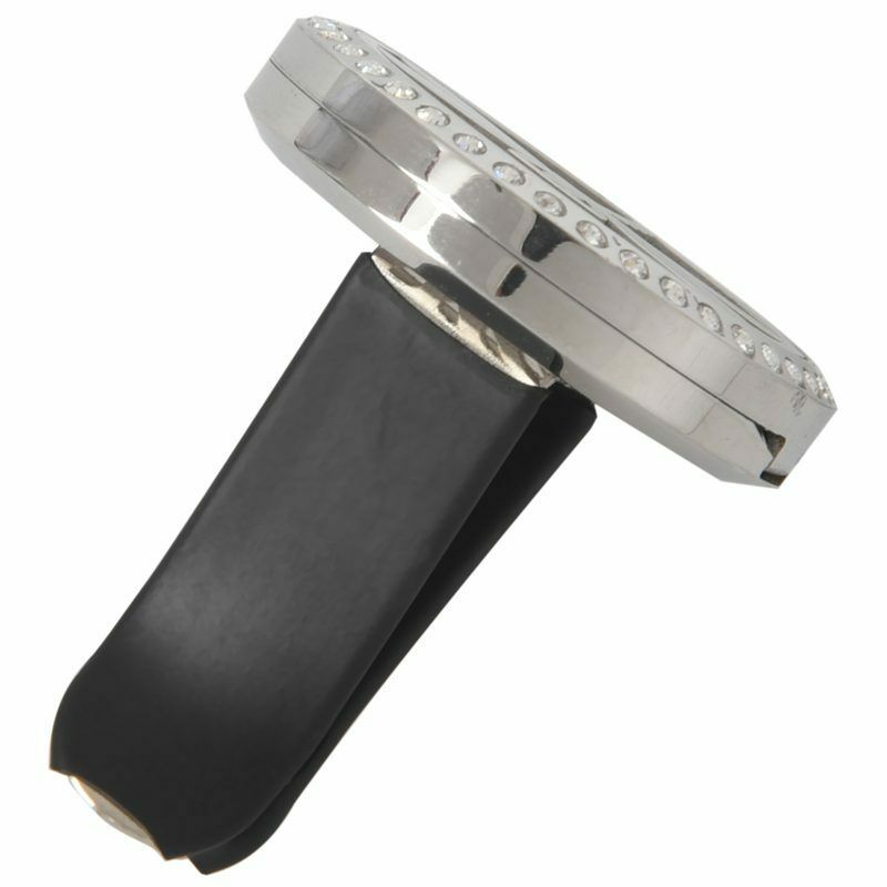 Car Air Freshener Essential Oil Diffuser Clip -316L Stainless Steel Natural T5X2