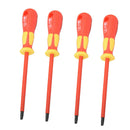 Safety Insulated Screwdrivers Made of Steel Covered by High Voltage Resistant