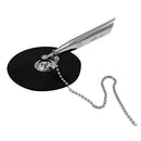 Metal Table/Desk Ballpoint Pen with 31.50Inch (80Cm) Bead Chain and Pen Hol W3N9