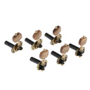 Pack of 6 Left+Right Opened Classical Guitar Tuning Keys Tuners Acacia