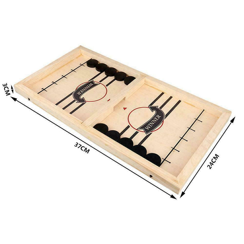 Fast Sling Puck Game Paced Sling Puck Winner Board Games Child Family Toys R7Z5
