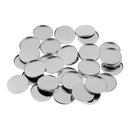 50 Pack Empty Round Metal Tin Palette Pans Cosmetic Eyeshadow Blush Lipstick
