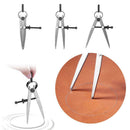 Fast Adjustment Wing Divider Leathercraft Furniture Compasses Spacing Gauge