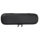 Black Zipper Pencil Case EVA Stationery Pouch Earphone Makeup Storage Bags