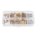 Assorted 120pcs M3 Male Female Hex Brass Spacer Stand-off Screw Nut Kits