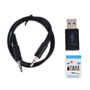 Bluetooth 5.0 Transmitter Receiver Wireless Audio Adapter Plug Play for TV 3C