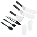 8 Pcs/Lot Bbq Tools Barbecue Set For Teppanyaki Spatulas For Barbecue Scrap