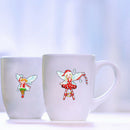 4pcs Colorful Elf DIY Round Self-adhesive Drill Stickers Diamond Painting