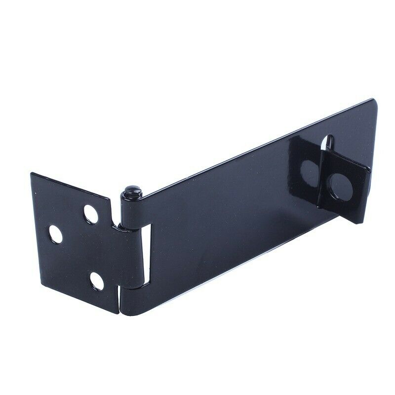 1 Set Black Metal Cabinet Gates Padlock Latch Door Hasp Staple N9A6