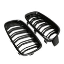 1Pair Gloss Black Front Grille/Grilles Kidney For BMW 3-Series F30 F31 F35