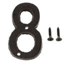 6 &8 Heavy Duty Wrought Iron House Address Number Digits for Door Sign