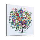 5D DIY Special Shaped Diamond Painting Color Tree Cross Stitch Embroidery