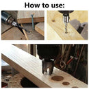 26Pcs Woodworking Chamfer Drilling Tools Including 6 Countersink Drill Bits