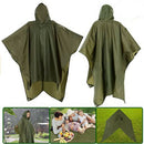 Durable Raincoat Reusable Rain Coat Camping Poncho Canopy Waterproof Shelter
