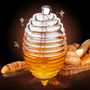 Plastic Honey Pot Jars for Storage Breakfast Jam Seasoning Set Castor Box W U6A4