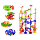 105 pieces fun Construction DIY Marble race of the race Labyrinth Balls tra