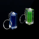 Mini green acrylic spirit level key ring key chain tool gadget novelty gift!c