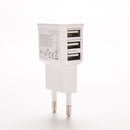 New Mobile Cell Phone USB Wall Travel AC Charger Adapter EU Plug 3 Po â„–[