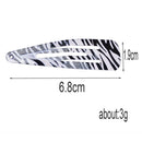 3 Pieces Fashionable Leopard Pattern Snap Hair Barrettes  Teens Hairpin Styling