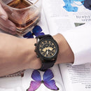 Men's Batman Bat Black Sport Silicone Strap Analog Waterproof Wrist Watch C1601