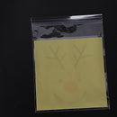 5X(Elk Self Adhesive Christmas Cookie Cellophane Gift Treat Candy Bags Pac U3N4)