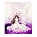 Princess Swan 5D DIY Diamond Painting Embroidery Cross-Stitch Home Decor