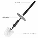 Toilet Brush and Holder Set, Toilet Bowl Brush with Holder Black for BathrooS5S2