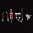 HOT Aquarium CO2 Diffuser Check Valve U Shape Glass Tube Suction Cup for