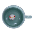 Creative small ceramic milk mug with animals cute cartoon three-dimensional