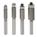 1/4" & 5/16" & 3/8" & 1/2" Bearing Diameter Flush Trim Pattern Router Bit