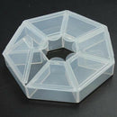 Clear Compartments Plastic Storage Box Case Craft Organizer Jewelry Bead Di I2A4
