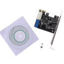 PCI express USB 3.0 2 ports front panel with control card adapter 4 Pin & 20 pME