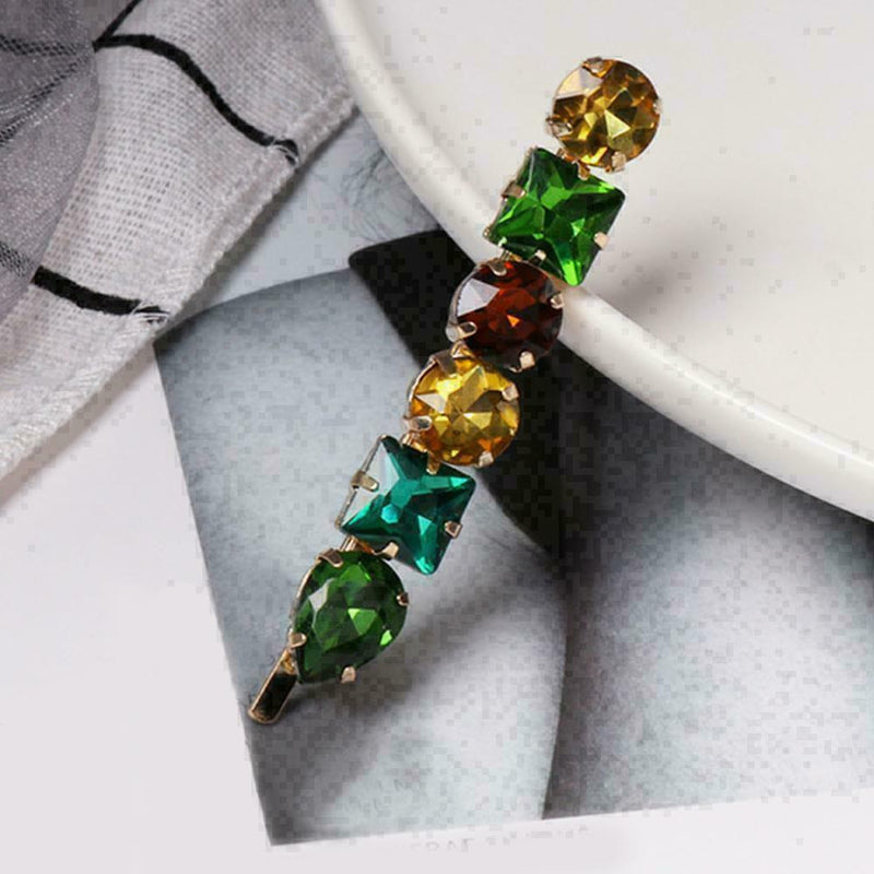 3pcs Women Stylish Crystal Pineapple Hair Clip Hairpin Barrette Hair Orname D0C5