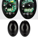 Set of 2 Automated Door Infrared Sensor Waterproof w/ Screws for Garage Door