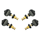 Ukulele Tuning Pegs Pin Machines Tuners Friction Ukelele Black 4PCS