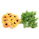 1Pcs Artificial Sunflower Garland Silk Flower Vine Wedding Fence Decoration-FT