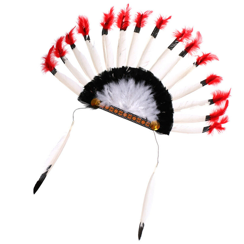 Style Feather Headband Women Hair Accessory Fancy Dress