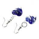 Set Murano Glass Heart Necklace + Earring V6O2